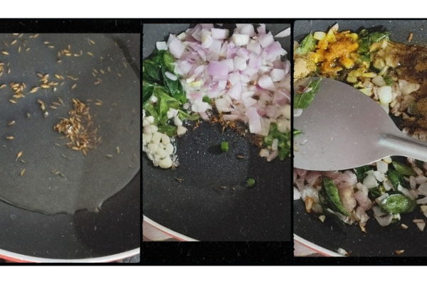 Masala for aloo stuffing