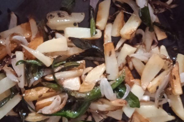 Sauteed Onion and potato Sauteed Onion and potato