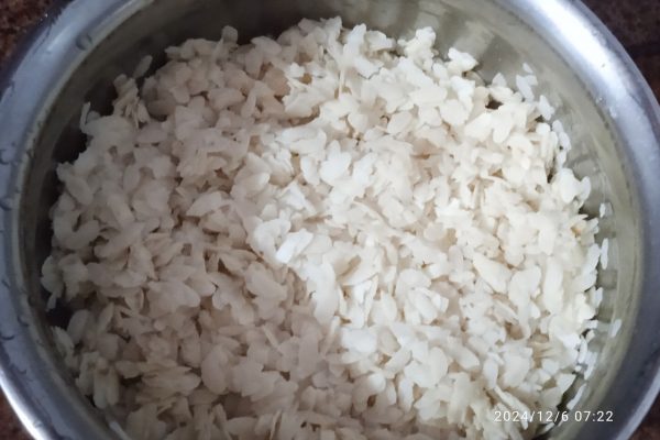 Soaked poha Soaked poha