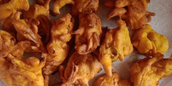 Fried pakora Fried pakora